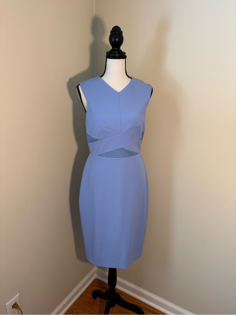 Ted Baker Light Periwinkle V-Neck Sheath Dress